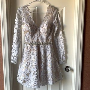 Masquerade Beautiful Sequined Embellished party/ Wedding dress